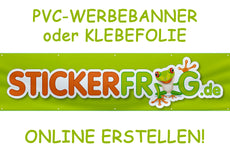 PVC-Banner oder Klebefolie mit deinem Design-1