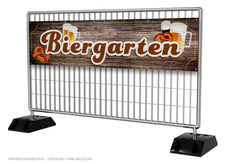 PVC-Banner oder Klebefolie BIERGARTEN-4