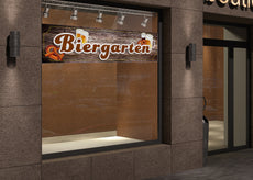 PVC-Banner oder Klebefolie BIERGARTEN-2