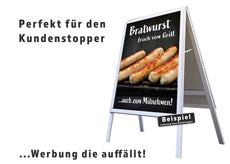 Klebefolie oder Fotokarton BRATWURST frisch vom Grill-4