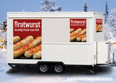 Klebefolie oder Fotokarton BRATWURST knackig frisch vom Grill-3
