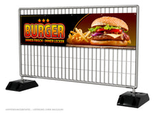 PVC-Banner oder Klebefolie BURGER IMMER FRISCH - IMMER LECKER-4