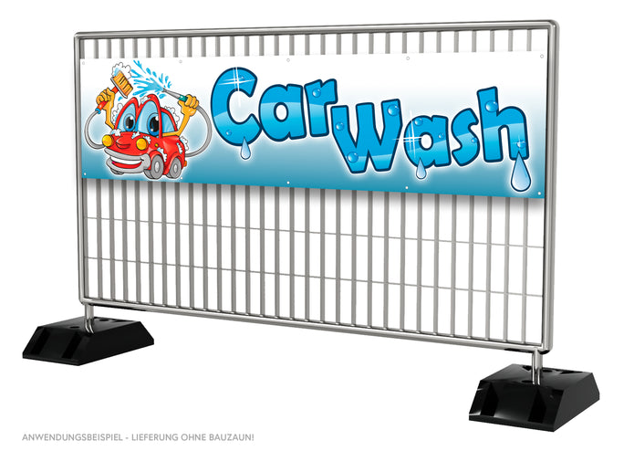 PVC-Banner oder Klebefolie CAR WASH