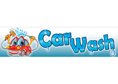 PVC-Banner oder Klebefolie CAR WASH-1