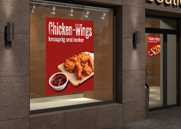 Klebefolie oder Fotokarton CHICKEN-WINGS knusprig und lecker - 0