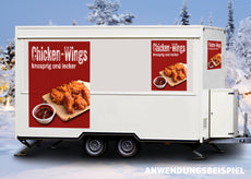 Klebefolie oder Fotokarton CHICKEN-WINGS knusprig und lecker-3