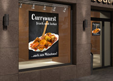 Klebefolie oder Fotokarton CURRYWURST frisch und lecker-2