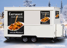 Klebefolie oder Fotokarton CURRYWURST frisch und lecker-3