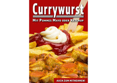 Klebefolie oder Fotokarton CURRYWURST MIT POMMES-1