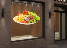 Klebefolie DÖNER MIT POMMES & SALAT Konturschnitt-2