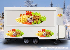 Klebefolie DÖNER MIT POMMES & SALAT Konturschnitt-3