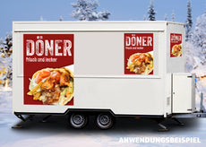 Klebefolie oder Fotokarton DÖNER frisch und lecker-3