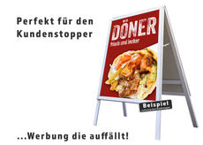 Klebefolie oder Fotokarton DÖNER frisch und lecker-4