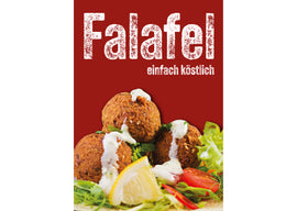 Klebefolie oder Fotokarton FALAFEL einfach köstlich