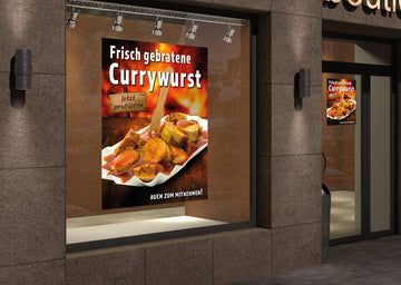 Klebefolie oder Fotokarton FRISCH GEBRATENE CURRYWURST - 0
