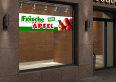 PVC-Banner oder Klebefolie FRISCHE ÄPFEL-2