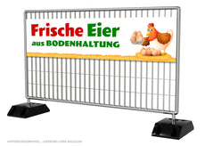 PVC-Banner oder Klebefolie FRISCHE EIER AUS BODENHALTUNG-4