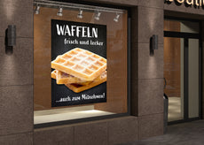 Klebefolie oder Fotokarton WAFFELN - FRISCH UND LECKER-2