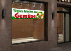 PVC-Banner oder Klebefolie TÄGLICH FRISCHES GEMÜSE-2