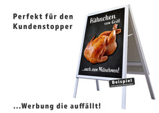 Klebefolie oder Fotokarton HÄHNCHEN vom Grill-4