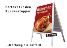 Klebefolie oder Fotokarton HÄHNCHEN frisch vom Grill-4