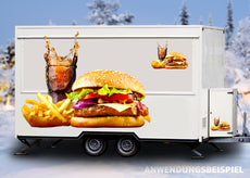 Klebefolie HAMBURGER MIT POMMES & COLA Konturschnitt-3