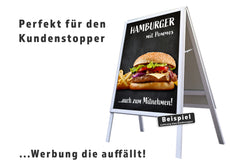 Klebefolie oder Fotokarton HAMBURGER MIT POMMES-4