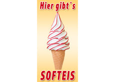PVC-Banner oder Klebefolie HIER GIBT'S SOFTEIS-1