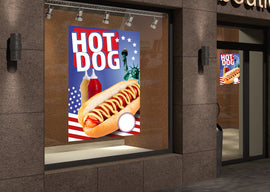 Klebefolie oder Fotokarton HOT DOG - 0