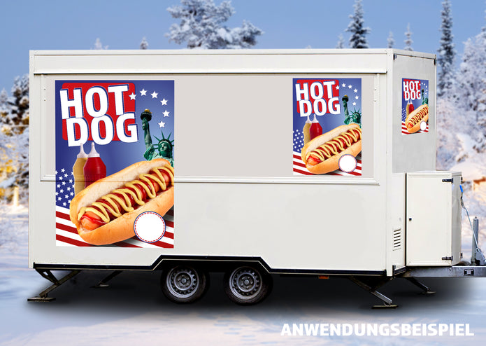 Klebefolie oder Fotokarton HOT DOG