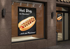 Klebefolie oder Fotokarton HOT DOG der Klassiker-2