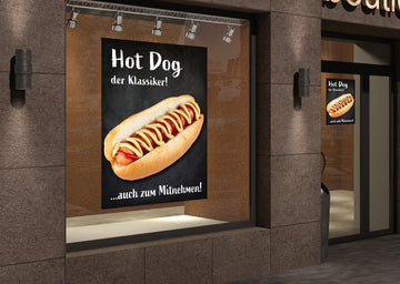 Klebefolie oder Fotokarton HOT DOG der Klassiker - 0