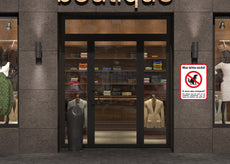 Klebefolie oder PVC-Schild HIER BITTE NICHT... MUSS ABER DRINGEND-2