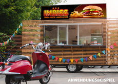 PVC-Banner oder Klebefolie IMBISS IMMER FRISCH - IMMER LECKER-3