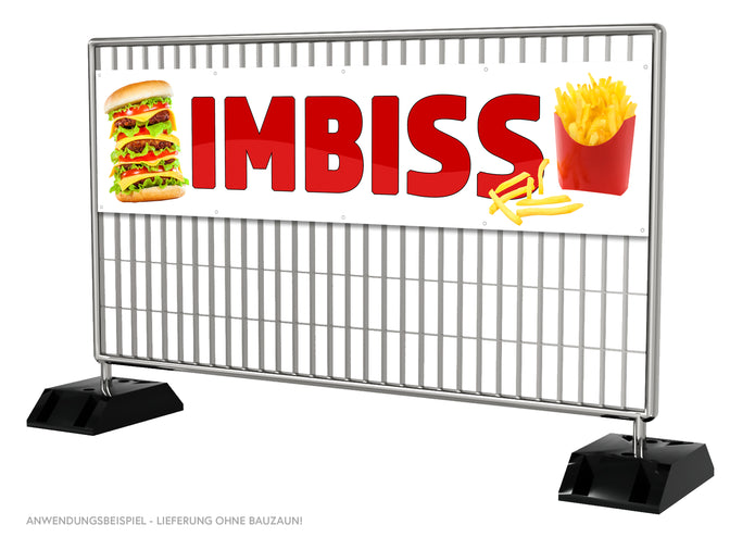 PVC-Banner oder Klebefolie IMBISS