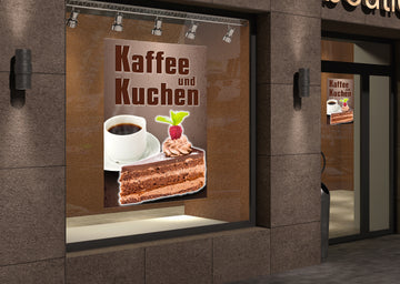 Klebefolie oder Fotokarton KAFFEE UND KUCHEN - 0