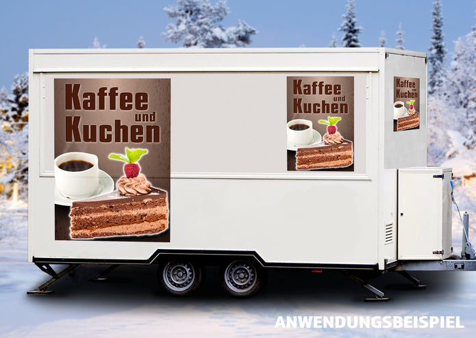 Klebefolie oder Fotokarton KAFFEE UND KUCHEN