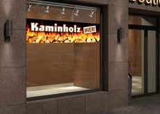 PVC-Banner oder Klebefolie KAMINHOLZ HIER!-2
