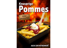 Klebefolie oder Fotokarton KNUSPRIGE POMMES-1