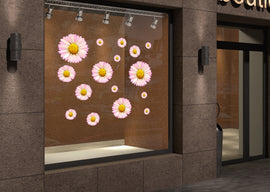 Klebefolie MARGERITEN LIGHT 16 Stück Konturschnitt - 0