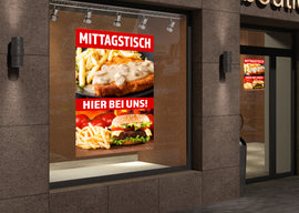 Klebefolie oder Fotokarton MITTAGSTISCH HIER BEI UNS! - 0