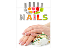 Klebefolie oder Fotokarton NAILS Nageldesign bunt-1