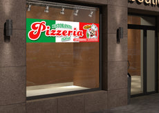 PVC-Banner oder Klebefolie PIZZA ITALIA personalisierbar-2