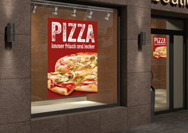 Klebefolie oder Fotokarton PIZZA immer frisch und lecker - 0