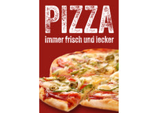 Klebefolie oder Fotokarton PIZZA immer frisch und lecker-1