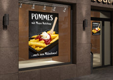 Klebefolie oder Fotokarton POMMES MIT MAYO/KETCHUP-2