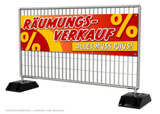 PVC-Banner oder Klebefolie RÄUMUNGSVERKAUF-4
