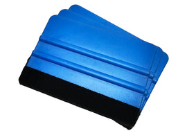 Filzrakel Folienrakel für Wandtattoos und Klebefolien allgemein in blau 3 Stück