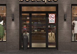 Klebefolie RAUCHEN VERBOTEN - Konturschnitt - 0