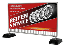 PVC-Banner oder Klebefolie REIFENSERVICE personalisierbar-4